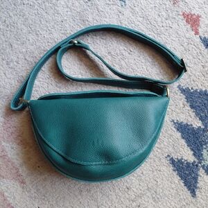 Portland Leather Small Koala Crossbody Seaglass NWT